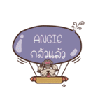 ANGIE love dog V.1e（個別スタンプ：24）