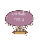 ANGIE love dog V.1e（個別スタンプ：34）