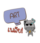 ART buff buffalo e（個別スタンプ：33）