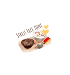 Come Chill with Cafe At Ease（個別スタンプ：12）