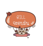 BILL love dog V.1e（個別スタンプ：16）