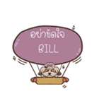 BILL love dog V.1e（個別スタンプ：34）