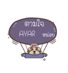 AYAR love dog V.1e（個別スタンプ：13）