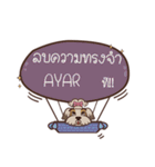 AYAR love dog V.1e（個別スタンプ：35）