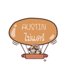 AUSTIN love dog V.1e（個別スタンプ：3）