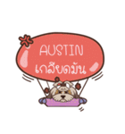 AUSTIN love dog V.1e（個別スタンプ：15）