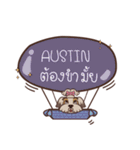 AUSTIN love dog V.1e（個別スタンプ：19）