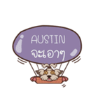 AUSTIN love dog V.1e（個別スタンプ：20）