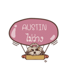 AUSTIN love dog V.1e（個別スタンプ：22）