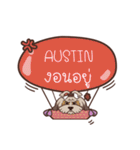 AUSTIN love dog V.1e（個別スタンプ：32）