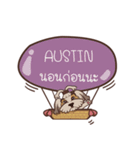 AUSTIN love dog V.1e（個別スタンプ：39）