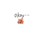 Cat with no body and nose（個別スタンプ：22）