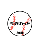 大好き野球【加藤さん専用】（個別スタンプ：33）