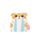 Shiba dog with Peach（個別スタンプ：8）