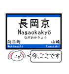 東海道線の京都線 神戸線 いまこの駅 ！（個別スタンプ：5）