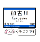 山陽本線の神戸線 いまこの駅 ！（個別スタンプ：17）