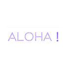 「ALOHA」で挨拶（個別スタンプ：13）