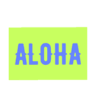 「ALOHA」で挨拶（個別スタンプ：16）