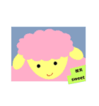 pink lamb life2（個別スタンプ：4）