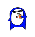 Manee the penguin return（個別スタンプ：1）