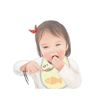 cute baby yuna's reaction（個別スタンプ：5）