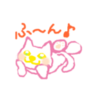 ホワイトねこくん（個別スタンプ：3）