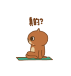 din dong sticker (yoga cat)（個別スタンプ：11）