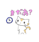 ののちゃんの鉛筆イラストねこ part1（個別スタンプ：7）