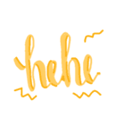 Lettering-simple（個別スタンプ：4）