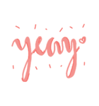 Lettering-simple（個別スタンプ：6）