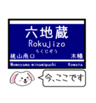 京阪 京都-大阪本線 宇治線 今この駅だよ！（個別スタンプ：24）