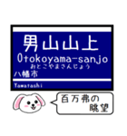 京阪 京都-大阪本線 宇治線 今この駅だよ！（個別スタンプ：29）