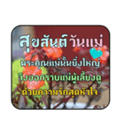 Greeting cards (Thai language)（個別スタンプ：11）