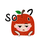 apppple girrrrl（個別スタンプ：5）