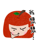 apppple girrrrl（個別スタンプ：6）