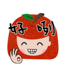 apppple girrrrl（個別スタンプ：10）