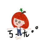 apppple girrrrl（個別スタンプ：16）