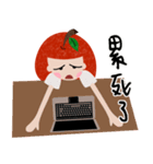 apppple girrrrl（個別スタンプ：18）