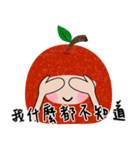 apppple girrrrl（個別スタンプ：34）