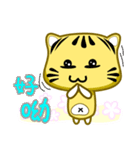 Cute striped cat. CAT133（個別スタンプ：13）