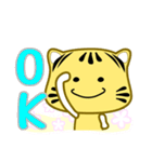 Cute striped cat. CAT134（個別スタンプ：17）