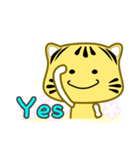 Cute striped cat. CAT136（個別スタンプ：18）