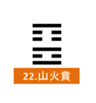 易経、卦（個別スタンプ：22）