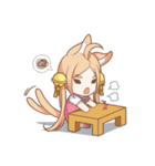 Estelle the tiny human cat（個別スタンプ：34）