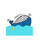 FUNNY WHALE PART1（個別スタンプ：6）