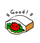 Together with bread.(English version)（個別スタンプ：25）