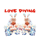 Love diving（個別スタンプ：1）