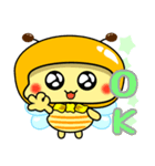 Fat little bee. BEE51（個別スタンプ：32）