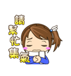 Good news sticker - Cute girl（個別スタンプ：11）