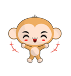 Sunny Day naughty monkey (Lively)（個別スタンプ：6）